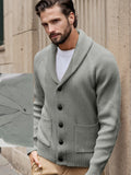 Stilvolle Regular Fit Strick-Strickjacke