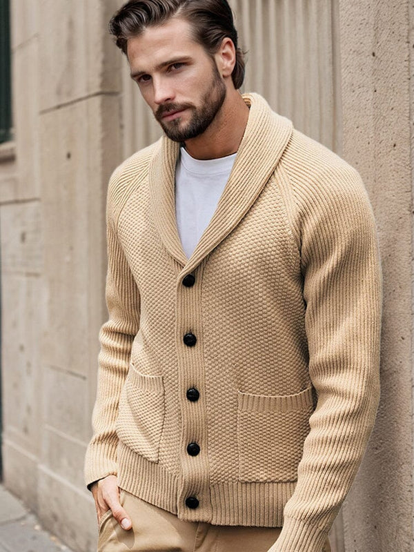 Stilvolle Regular Fit Strick-Strickjacke