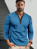 Vielseitiges Henley-Shirt im Retro-Stil