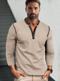 Vielseitiges Henley-Shirt im Retro-Stil