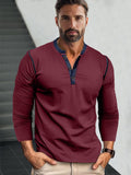 Vielseitiges Henley-Shirt im Retro-Stil