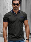 Smart Casual Elastisches Polo-Shirt