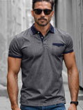 Smart Casual Elastisches Polo-Shirt