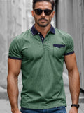 Smart Casual Elastisches Polo-Shirt