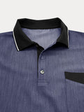 Smart Casual Elastisches Polo-Shirt