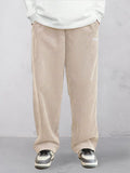 Essenzielle Cord-Hose mit Geradem Bein