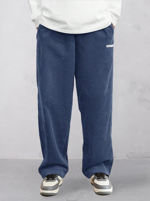 Essenzielle Cord-Hose mit Geradem Bein