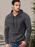 Bequemes Relaxed Fit Waffel-Hoodie