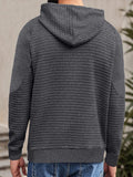 Bequemes Relaxed Fit Waffel-Hoodie