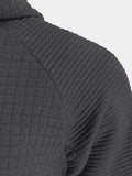 Bequemes Relaxed Fit Waffel-Hoodie