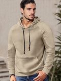 Bequemes Relaxed Fit Waffel-Hoodie