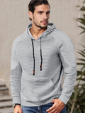Bequemes Relaxed Fit Waffel-Hoodie