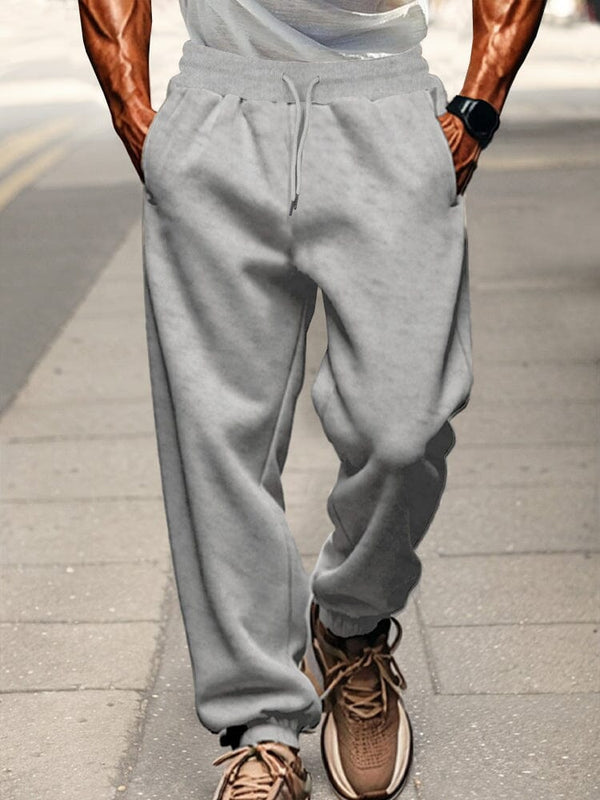 Lässige Fleece-gefütterte Jogginghose