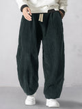 Relaxed Fit Cord-Haremshose