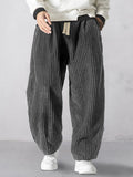 Relaxed Fit Cord-Haremshose