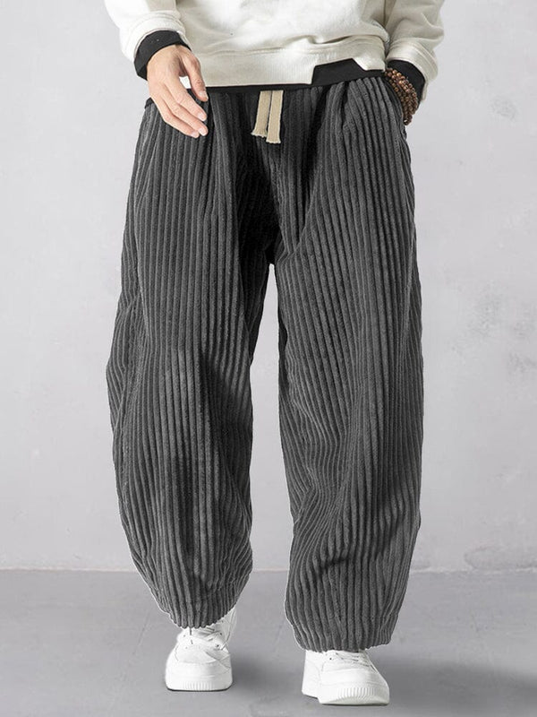 Relaxed Fit Cord-Haremshose