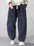 Relaxed Fit Cord-Haremshose