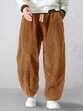 Relaxed Fit Cord-Haremshose