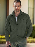 Weiche Cord-Hemdjacke