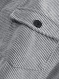 Weiche Cord-Hemdjacke