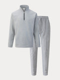 Urbanes Athleisure-Waffelstrick-Set