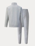 Urbanes Athleisure-Waffelstrick-Set