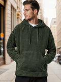 Lässiger Relaxed Fit Cord-Hoodie