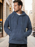 Lässiger Relaxed Fit Cord-Hoodie