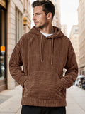 Lässiger Relaxed Fit Cord-Hoodie