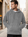 Lässiger Relaxed Fit Cord-Hoodie