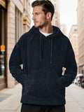 Lässiger Relaxed Fit Cord-Hoodie