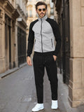 2-teiliges Athleisure-Set im Colorblock-Design