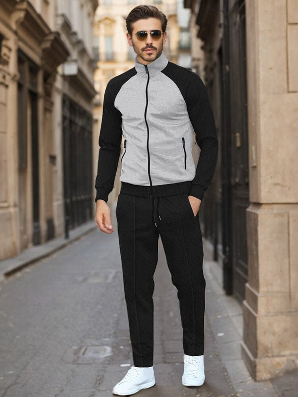 2-teiliges Athleisure-Set im Colorblock-Design