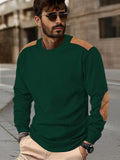Freizeit Colorblock Patchwork Sweatshirt