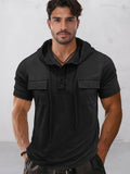Athleisure Cargo Kapuzen-Shirt