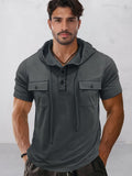 Athleisure Cargo Kapuzen-Shirt
