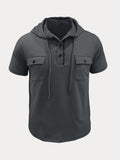 Athleisure Cargo Kapuzen-Shirt