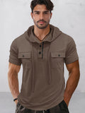 Athleisure Cargo Kapuzen-Shirt
