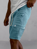 Leichte 100% Baumwoll-Cargo-Shorts