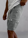 Leichte 100% Baumwoll-Cargo-Shorts