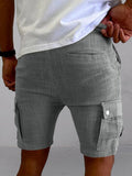 Leichte 100% Baumwoll-Cargo-Shorts