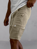 Leichte 100% Baumwoll-Cargo-Shorts
