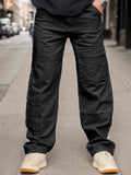 100% Baumwoll Straight-Leg Cargo-Hose