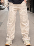100% Baumwoll Straight-Leg Cargo-Hose