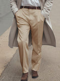 Elegante Schlichte Regular Fit Anzughose