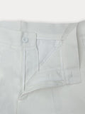 Elegante Schlichte Regular Fit Anzughose