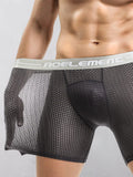 Sportliche Atmungsaktive Boxer Brief Unterwäsche
