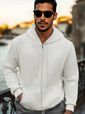 Lässige Waffelstrick-Jacke im Regular Fit