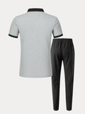 Atmungsaktives Waffelstrick-Athleisure-Set