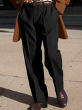 Elegante Straight-Leg Anzughose